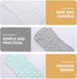 PERSELOSO 5pcs Multipack Burp Cloths Newborn Cotton Washcloths Soft Absorbent Feeding Burping Rags for Babies Spit-up