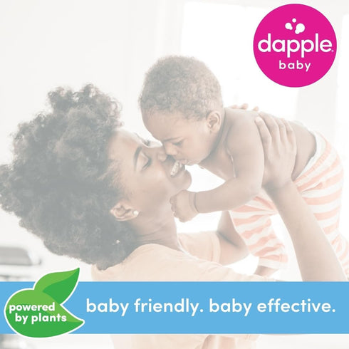 (2 Pack) 30 oz Dapple Baby Fragrance-Free Foaming Bottle & Dish Soap Refill - fl - Plant-Powered Cleaner for Baby