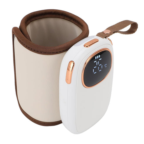 Generic Compact USB Baby Bottle Warmer Sleeve with Thermostat Function, Convenient for Business Trips, Durable ABS