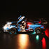 LED Lighting Kit Compatible with Lego 42123 McLaren Senna GTR Car Model - Lights Only, Remote Control Version