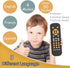 Baby TV Remote Control Toy with Music, Sound, and Light, Realistic Educational Learning Toy for 6-36 Months Boys and