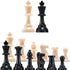 Amerous Chess Pieces, Chessmen with 3.75” King Height, Figurine Chess Pawns for Chess Board Game - Pieces Only
