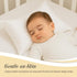 Silky Satin Toddler Pillowcases Set of 2, Ivory, 13"x 18", Super Soft Travel Pillow Covers with Envelope Closure