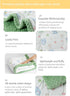 47x59 Inch, Toddler Comforter Lightweight Down Alternative Quilted Blanket for Crib & Toddler Bed, Soft Minky Dots Baby