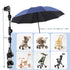 Toega Parasol,360 Baby Stroller Adjustable Mount, Waterproof,Umbrella for Stroller Sunshade for All Kinds of Strollers