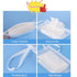 baixikly 2 Pcs Baby Wipes Dispenser Reusable Wipes Pouch, Baby Wipe Holder Containers Transparent Wipe Carrying Pouches
