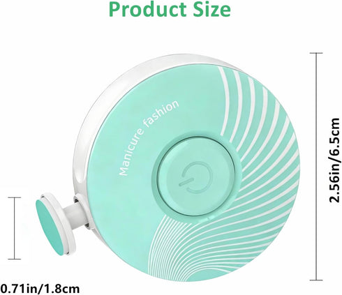 Trimmer Set, 6 Electric Baby Nail Safe Baby Nail File Kit for Newborn Infant Toddler, Quiet Nail Grinder with Grinding