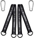 Hammock Tree Straps for Baby Swing Outdoor, Durable Children Rope Swing Set Hanging Straps Kit with Safer Lock Snap Hook