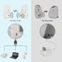 Kopinma 2-Way 2.4GHz Baby Audio Monitor Talk Baby Intercom Wireless Night Light Home Child Safety Device US-Plug Easy