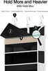 1 Pack Over The Door Storage Organizer with 5 Pockets, 10 Mesh Side Pockets, 44 lbs Capacity for Bedroom and Bathroom