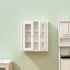 Dollhouse Wall Cabinet Wooden Miniature Cupboard 1:12 Scale Kitchen Furniture Dollhouse Hanging