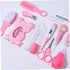Jualyue Set 13 PCS/Set, Baby Healthcare and Grooming Kit Baby Nasal Aspirator Nail Clipper Hairbrush Newborn Daily