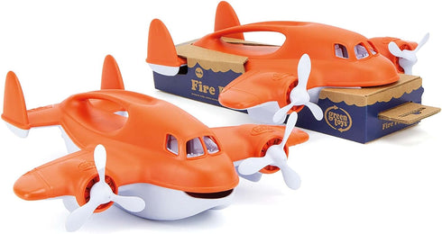 Green Toys Fire Plane, Pretend Play Bath Toy Vehicle, No BPA, Dishwasher Safe, Recycled Plastic, Made in USA