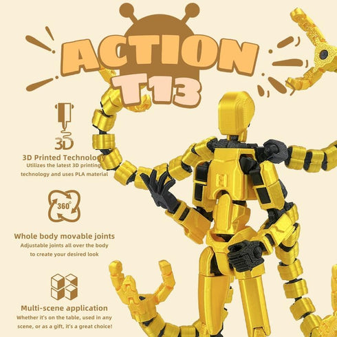 SGYYSG T13 13 3D Robot7.2 Inch (Assembly Completed) Action Figure, T Printed Toys - The Premium Action Figures