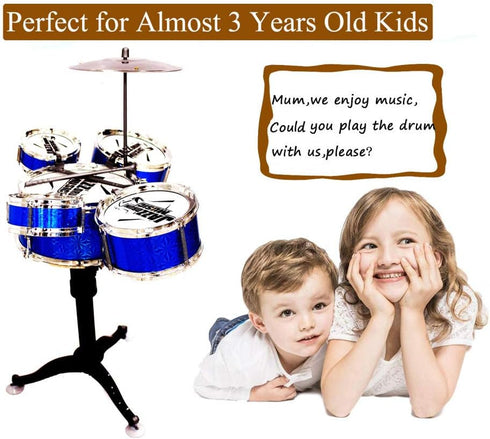 SKLOER Set Set Set Kids Drum Toddler Instrument Educational Percussion Stimulating Childrens Creativity Drum for Kids