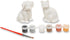 Melissa & Doug Created by Me! Craft Kit - Pet Figurines (Resin Dog and Cat, 6 Paints, Paintbrush)