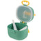 LIOOBO Portable Formula Dispenser Container with Four Compartments Sealed Milk Powder Holder for