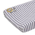 Little Love by NoJo Roarsome Lion - Grey, White Stripe Plush Changing