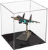 A+ DESIGN Clear Acrylic Display Case Assemble Collectibles Box Alternative Glass Case for Display