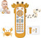 Baby TV Remote Control Toy with Soft Silicone Cover, Musical Realistic Play Remote Toy for 6M+ Boy and Girls