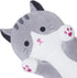 Yeqivo Girlfriend(110cm/43.3inch) Soft Cat Plush Pillow, Grey Long Cat Stuffed Animals Soft Long Kitten Plushies Kawaii