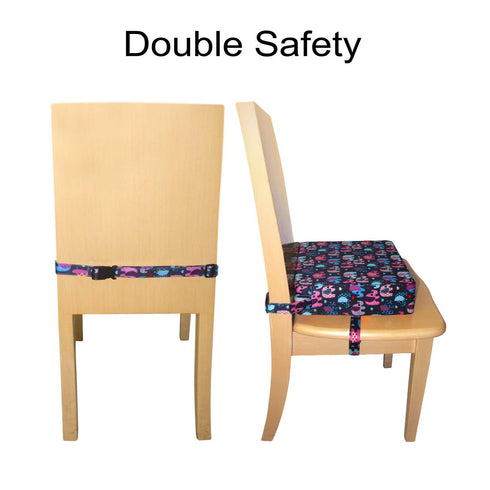SUNMALL Toddler Booster Seat for Dining Table,Chair Increasing Cushion for Baby Kids,Portable Dismountable Adjustable