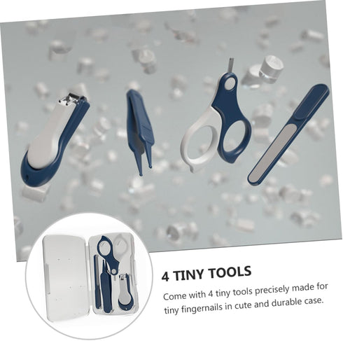 Set Sosoport Newborn Baby Nail Clipper Portable Fingernail Scissors Grooming Kit Safety Features for Infants Easy