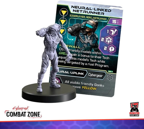 Monster Fight Club Cyberpunk Red Combat Zone Miniatures Expansion - Edgerunners 1 Starter Gang