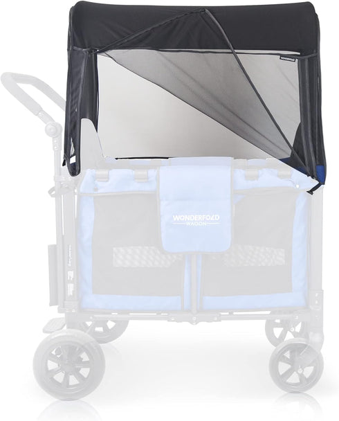 W2 WONDERFOLD Mosquito Net for Stroller Wagon Featuring Easy Access Zippered Entrance with Quick and Easy Install