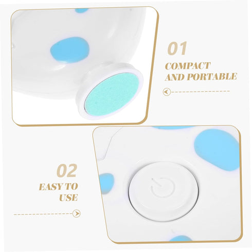 Trimmer Electric Nail with Cartoon Design Safe Nail Polisher Includes Grinding Heads for Manicure and Pedicure Use