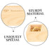 Zerodeko Wood Keepsake Storage Box for Pregnancy Test Lidded Baby Announcement Case Decorative Keepsake for Newborns