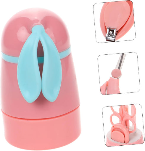 Set Toyvian Newborn Grooming Kit - Safe Nail Care with Clippers, Scissors & Tweezers