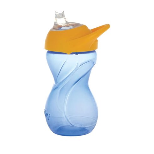 Nuby No-Spill Clik-it Soft Spout 10oz Cup, Leak-Proof & Easy-Grip Design, 2 Pack, 6+M, Neutral Colors