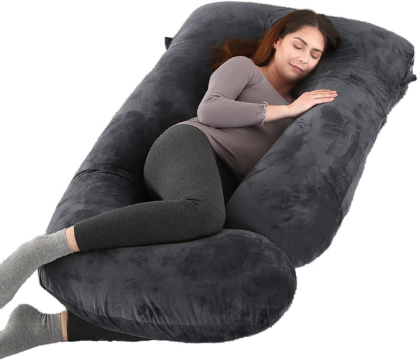 ALLOPERA Pregnancy Pillow, Full Body 57 Inch Maternity Pillow with Removable Washable Cover