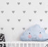 2 inch x 100 Pieces DIY Heart Wall Decal Vinyl Sticker, Removable Nursery Decoration for Kids Bedroom (Gray)