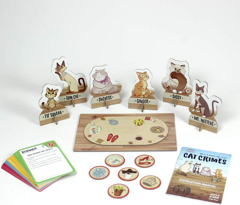 ThinkFun Cat Crimes Brainteaser - Engaging Logic Game for Kids and Adults, Develops Critical Reasoning Skills