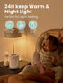 10-in-1 Grownsy Nutri Bottle Warmer with Innovative Auto-Lift Feature, Fast Baby Bottle Warmer with Night Light, Retain