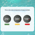 HaloVerde 3 Bath Thermometer Floating Toy with Color Temperature Indicator for Infant Bathing, Instant Reading Safety