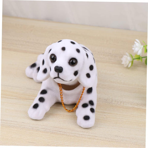 Car Adornment Dashboard Decorations, Puppy Car Dashboard Bobblehead Statues for Car, Shaking Head Toy Playset