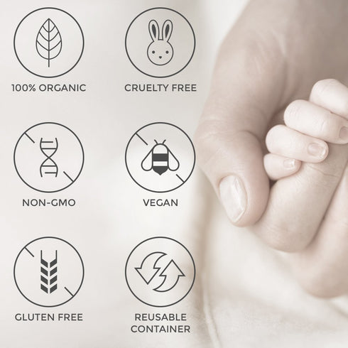 (2 Zoe Organics - Baby Oil, Organic Calming Blend of Nutrient-Rich Oils, Moisturizes Babys Delicate Skin, Massage Oil