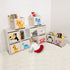 CLCROBD Foldable Animal Cube Storage Bins, Fabric Toy Box/Chest/Organizer for Kids Nursery, 13 inch (Butterfly)