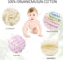 Yzooiyl 10 Pack-Soft Baby Washcloths Face Cloths for Newborn Baby Wipes, Burp Cloths or Face Towels Natural Muslin