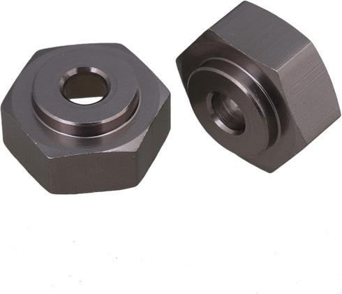 Mxfans Titanium Alloy N10237 RC 1:10 Model Car Wheel Hex Adapter 12mm to 17mm, Set of 4 Upgrade Parts