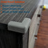 Sharp Edge 16.2ft Furniture Safety Guards, Protective Foam Cushion with 15ft Bumper and 4 Adhesive Childsafe Corners