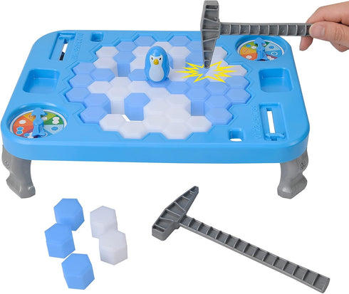 SS Save Penguin On Ice Game - Penguin Trap Ice Break Block Family Game for Kids, Boys & Girls Toys