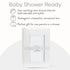 Set Comfy Cubs Baby Washcloths & White Hooded Towel - Perfect for Bath Time