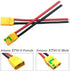 3 Pairs Amass XT90S XT90 Wire XT-90S XT 90 Plug Male and Female Connector 150mm 10AWG Silicon Wire for RC Lipo Battery FPV Racing Drone