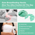 Hot/Cold Breast Gel Bead Ice Packs, Breast Cooling/Heat Pads for Nursing Pain, Mastitis, Engorgement, Swelling, Plugged