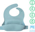 100% Food Grade Silicone Baby Bib, Durable with Adjustable Waist & Neck Straps, BPA Free, Large Pocket Food Catcher