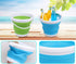3L Jumbo Foldable Buckets, Silicone Sand Beach Toy Pails for Kids and Adults, Multi Use for Outdoor Activities